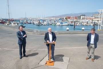  El Cabildo invertirá 1,6 millones en el Puerto de Taliarte para explotar su potencial pesquero, científico y deportivo/TA.